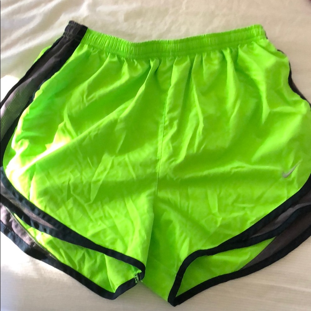 Neon Green Nike Shorts